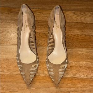 Tan Suede Women's Heels